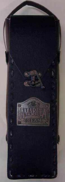 LEATHER BOTTLE BAG FOR AMARULA BOTTLE