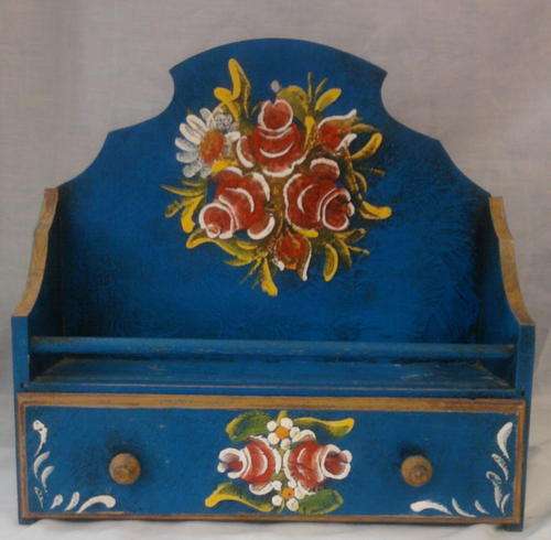 SMALL SPICE RACK WITH DRAW (WOODEN) 26CM HIGH