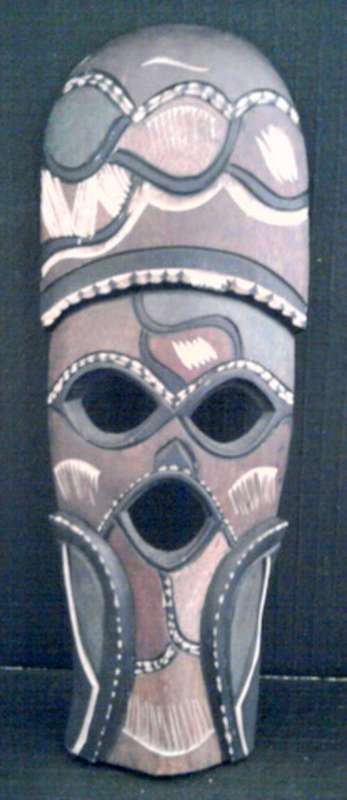 AFRICAN MASK SIZE LENGTH IS 44CM X 17CM WIDTH