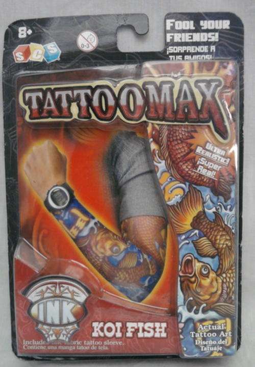 TATTOOMAX FAKE TATTOO SLEEVE  KOI FISH