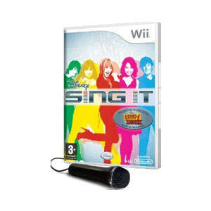 Disney Sing It WITH Microphone, Nintendo Wii, As New