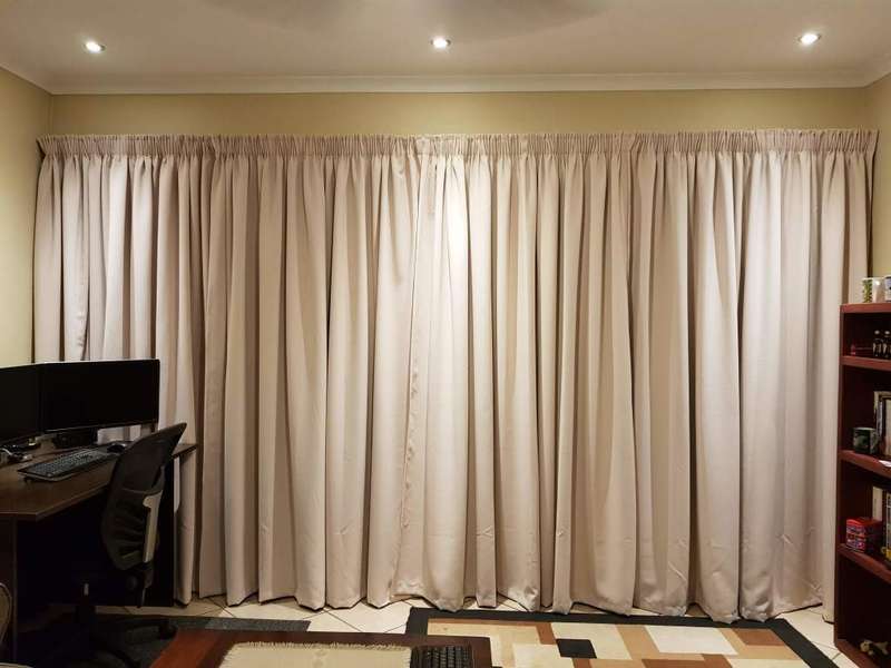 Pair of Volpes Blockout Curtains
