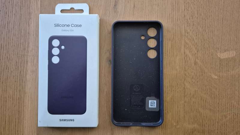 Samsung Original Galaxy S24 Silicone Case - Dark Violet