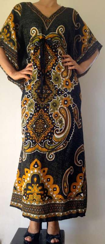 Women Maxi Kaftan Tunic, Kaftan Dress, Plus Size Dress, Hippie Dress, Beach Dress, Bohemian dress