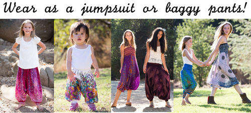 Childrens Harem Pants Jumpsuit