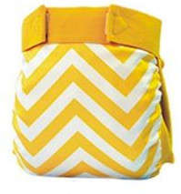 Reusable Nappy - Yellow Chevrons