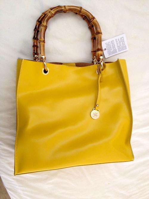 Italian fashion leather handbag