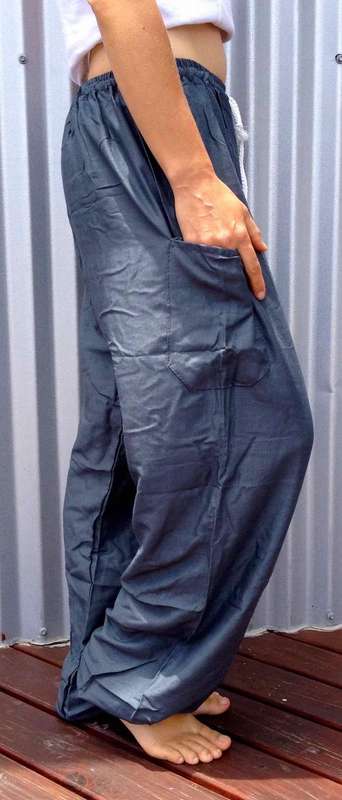 mens black drawstring pants