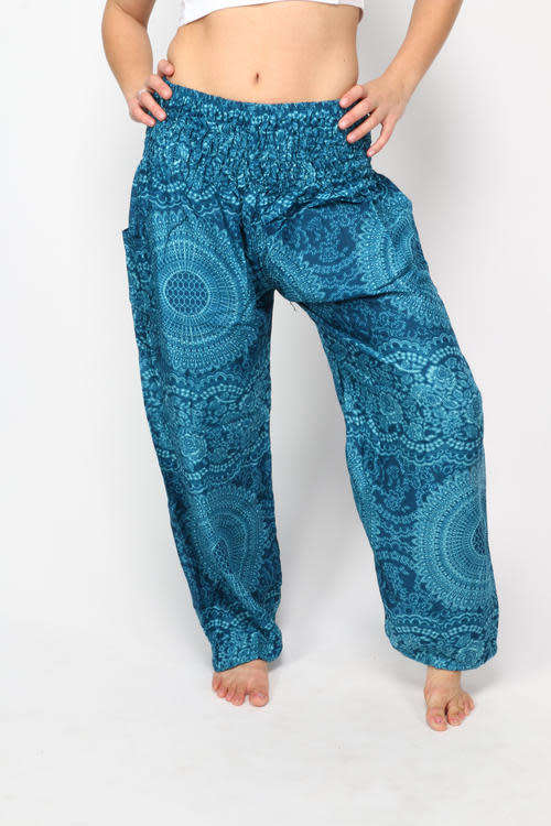 Gypsy Pants, harem pants, Funky Thai Pants, Beach, Aladdin pant, indie, summer Hippy, elastic waist,
