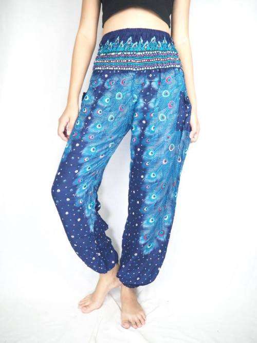 Gypsy Pants, harem pants, Funky Thai Pants, Beach, Aladdin pant, indie, summer Hippy, elastic waist,