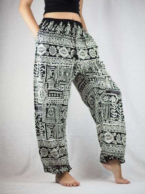 Size L/XL - Unisex Drawsting Pants, Drawstring Harem Pants, Summer Pants, baggy pants, hippie pants