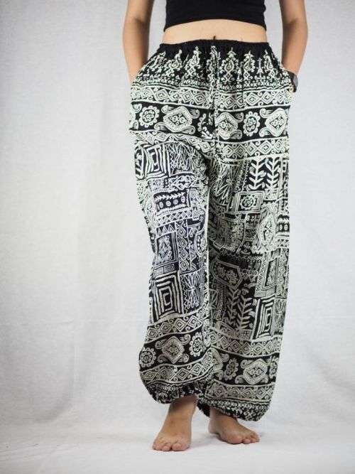 Size L/XL - Unisex Drawsting Pants, Drawstring Harem Pants, Summer Pants, baggy pants, hippie pants