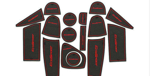 Ford Ecosport 2013 to 2017 interior silicone 16 piece mats (Available 3 colours)