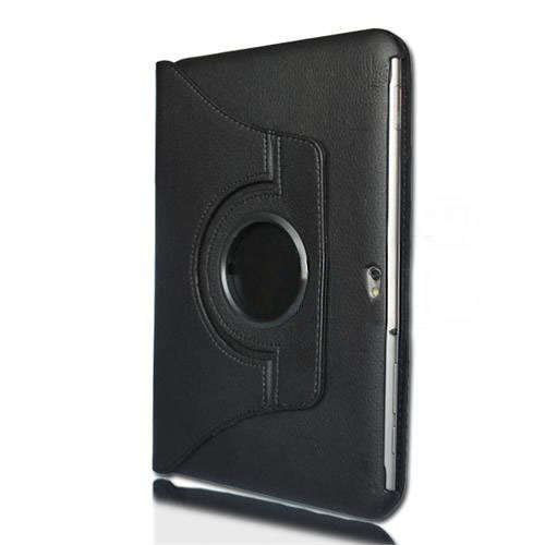 Samsung galaxy tab 8.9 P7300 360 black rotating case + SCREEN PROTECTOR + STYLUS