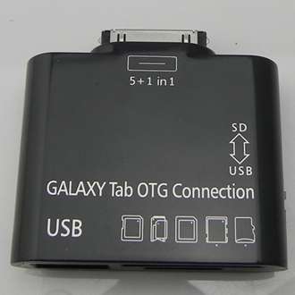 Samsung galaxy tab 10.1 P7500,P5100 and 8.9 P7300,p6200 5 in 1 camera connection kit