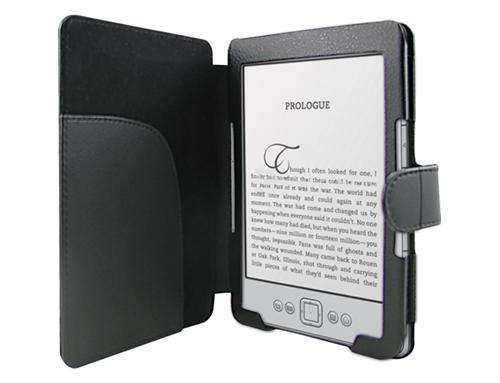 Amazon Kindle 4 black leather case cover