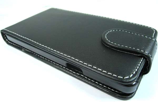 Samsung Galaxy S2 i9100 Black leather flip case + FREE SCREEN PROTECTOR***