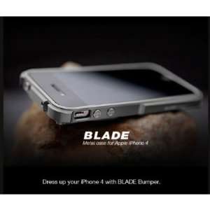 Apple Iphone 4 4s Blade aluminium silver metal bumper