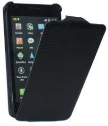 Samsung Galaxy S2 i9100 Black leather flip case