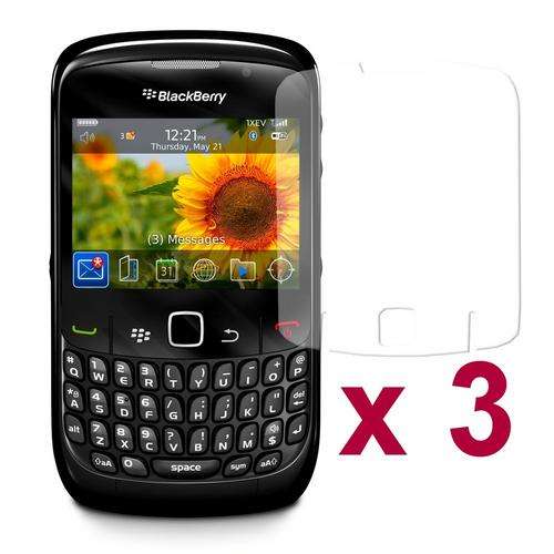 Blackberry 8520/9300 full screen protector X 3 (FREE POSTAGE)