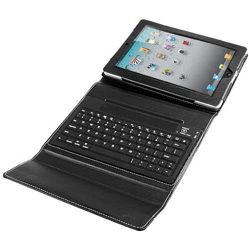 iPad 2 Bluetooth wireless keyboard +Leather Case
