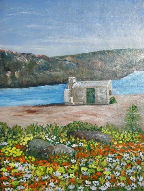 Original 300x400mm canvas sheet acrylic painting by Doreen Fourie