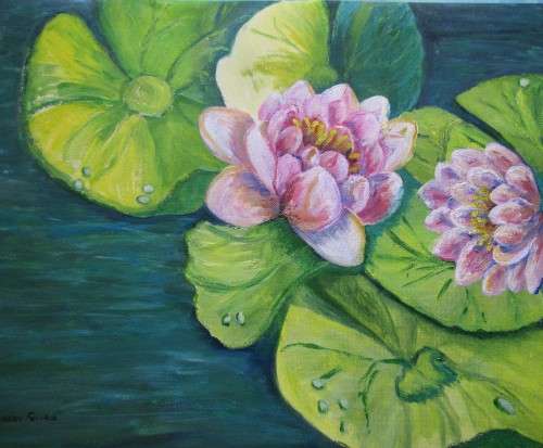Original acrylic painting (400x300mm) on a canvas sheet by Doreen Fourie
