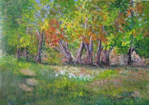 Original acrylic painting (210x300mm) on canvas sheet by Doreen Fourie