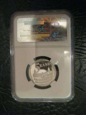 1994 SA R5 Presidental Inauguration PF 69 Altra Cameo