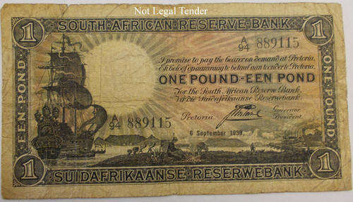 1 One Pound Note