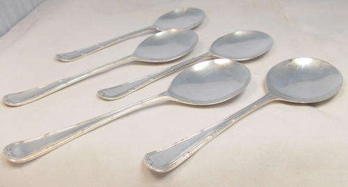 Set Of E.P.S Silver Spoons