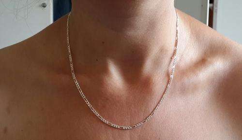 Italian Sterling Silver Necklace, Pretty!