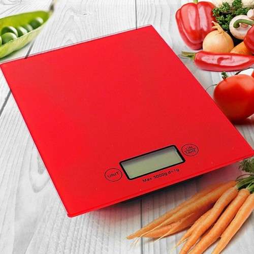 Scale - Kitchen Electronic Red