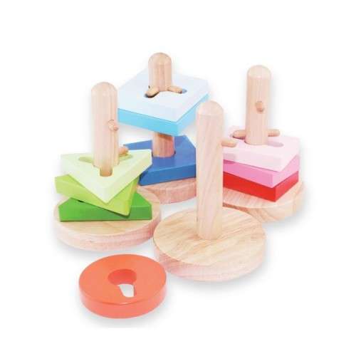 Toy - Cognitive Wooden Blocks