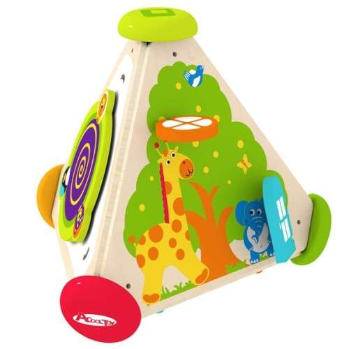 Toy - Wooden 4 in 1 Activity Pyramid
