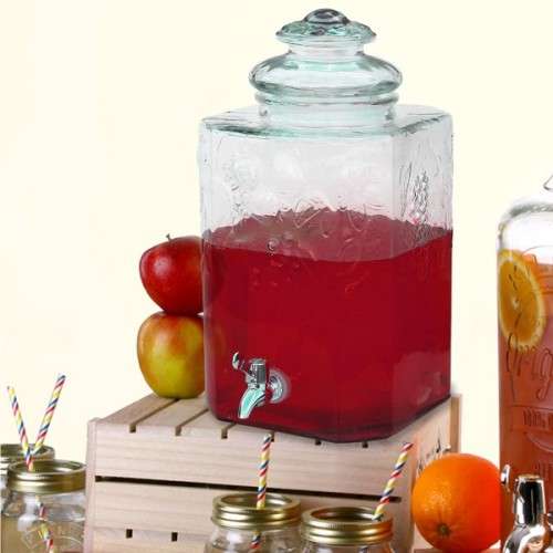 Bev Dispenser - Glass Jar 10l