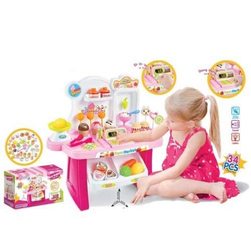 Toy - Mini Supermarket Pink