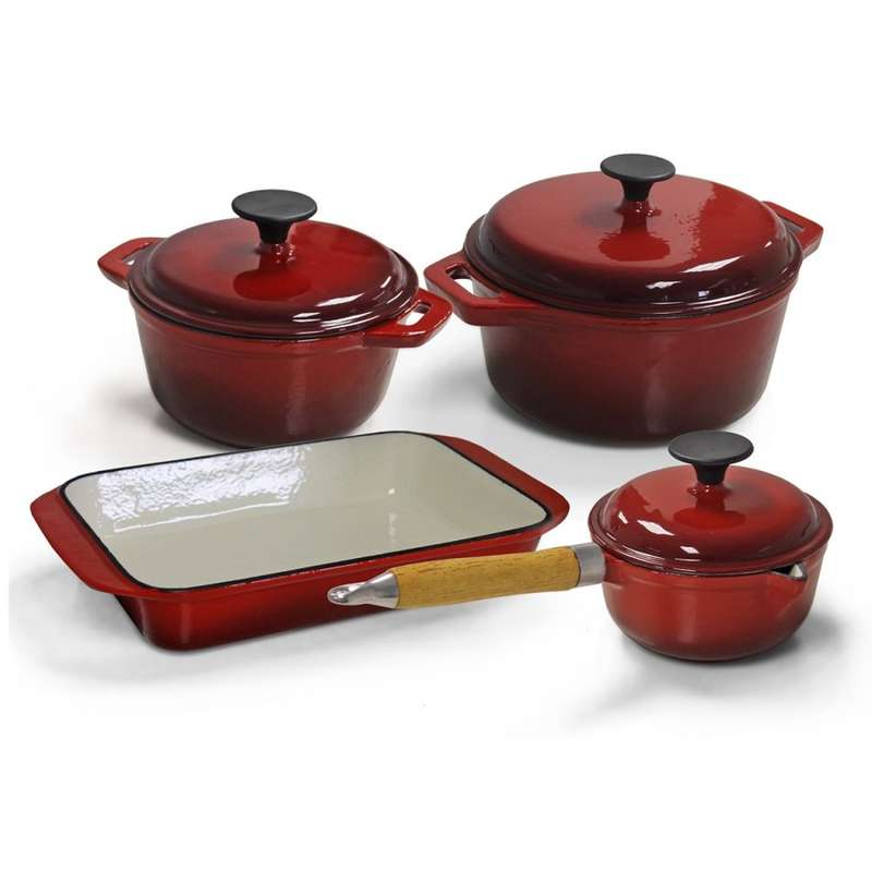 Cast Iron Pot Set - W&J 7pc