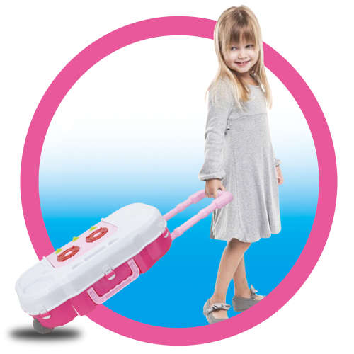 Pull-Along Kitchen Trolley Set