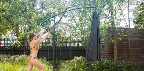 Cantilever Umbrella - Black