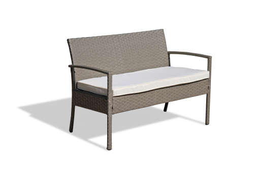 Rattan Miami -  4pc Grey/ Cream