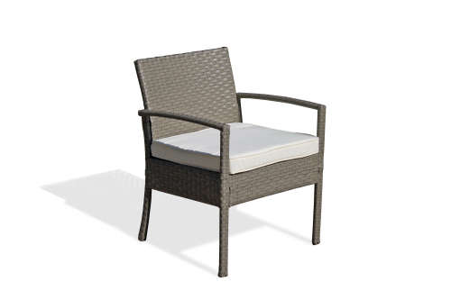 Rattan Miami -  4pc Grey/ Cream