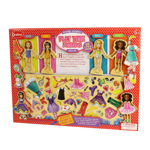 Wooden magnetic dress-ups A - BUY 1 GET 1 FREE
