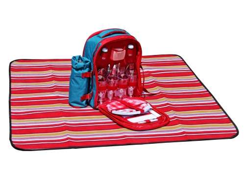 Fine Living - Deluxe Backpack Cooler with Blanket
