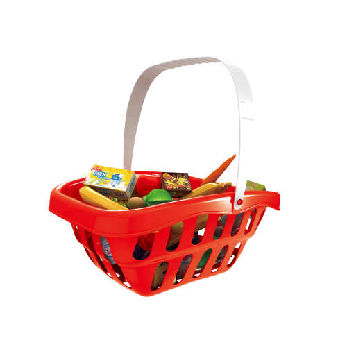 2-in-1 Toy Shopping Cart - Red/White