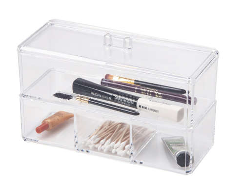Cosmetic Display - Rectangle Double Layer - BUY 1 GET 1