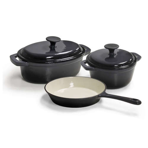 Fine Living Cast Iron Set - Classic - 5pc