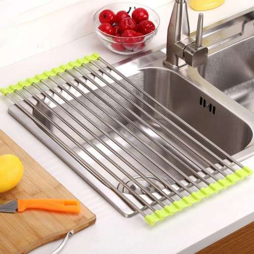 Roll-Up Drying Dish Rack