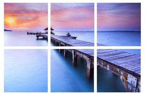 Canvas -Jetty Sunset