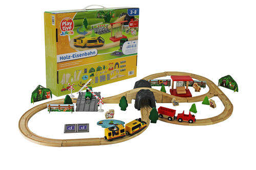 Train - Wooden Yellow Electronic HE1979